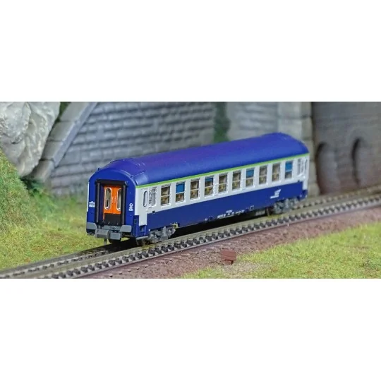 NW-196-REE Modeles NW196 UIC B9c9x Sleeping Car, High Roof, TEN Livery, Cap Logo