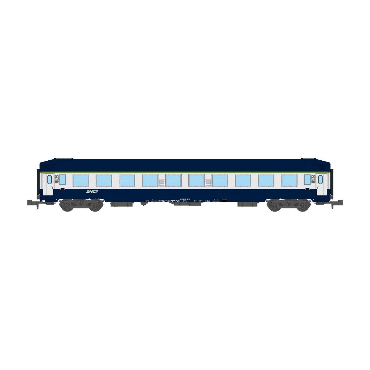 REE Modeles NW214 UIC B9c9x Sleeping Car, High Roof, TEN Livery, No...