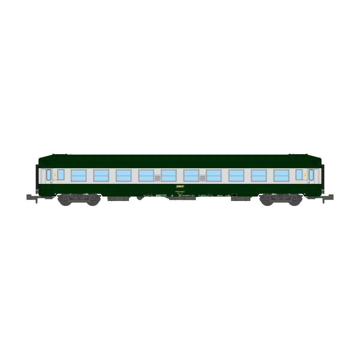 REE Modeles NW219 UIC B9c9x Sleeping Car, High Roof, Livery 160, Ye...