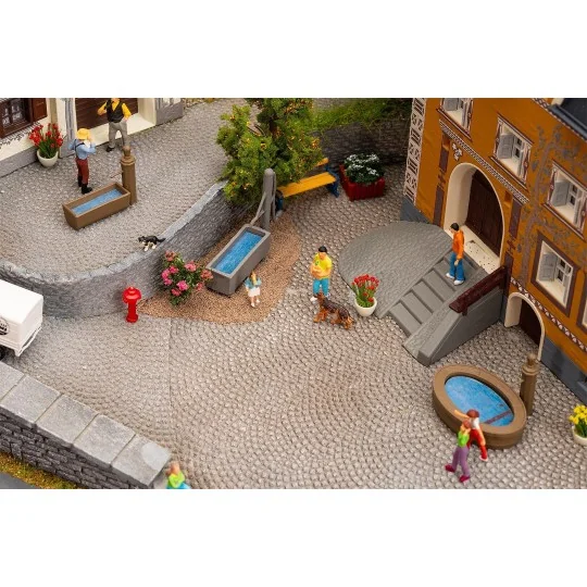 Faller 180875 Maquette, 3 Fontaines de village Faller Faller_180875 - 1 Faller_180875-Faller 180875 Maquette, 3 Fontaines de village - Faller_180875