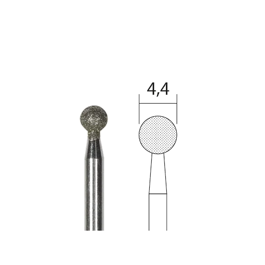 PRX-28226-Round diamond grinding bit Ø 4.4 mm (x2) Proxxon