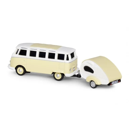 500504164-Bus Volkswagen T1 SambaBus + caravane 2.4GHz RTR 1/87 Carson