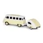 Bus Volkswagen T1 SambaBus + caravane 2.4GHz RTR 1/87 Carson 500504164 - 5 500504164-Bus Volkswagen T1 SambaBus + caravane 2.4GHz RTR 1/87 Carson - 500504164