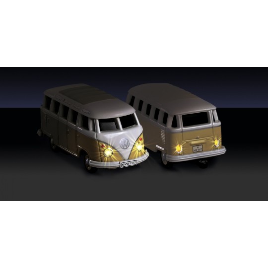 500504164-Volkswagen T1 SambaBus Bus + Caravan 2.4GHz RTR 1/87 Carson