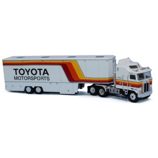 Sai_85739-Brekina 85739 Kenworth K100 Aerodyne Tractor Truck and Trailer, Toyota Motorsports