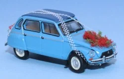SAI 1507 Citroën Dyane 6 1968, bleu cristal, fermée "voiture des mariés" Sai Sai_1507 - 1