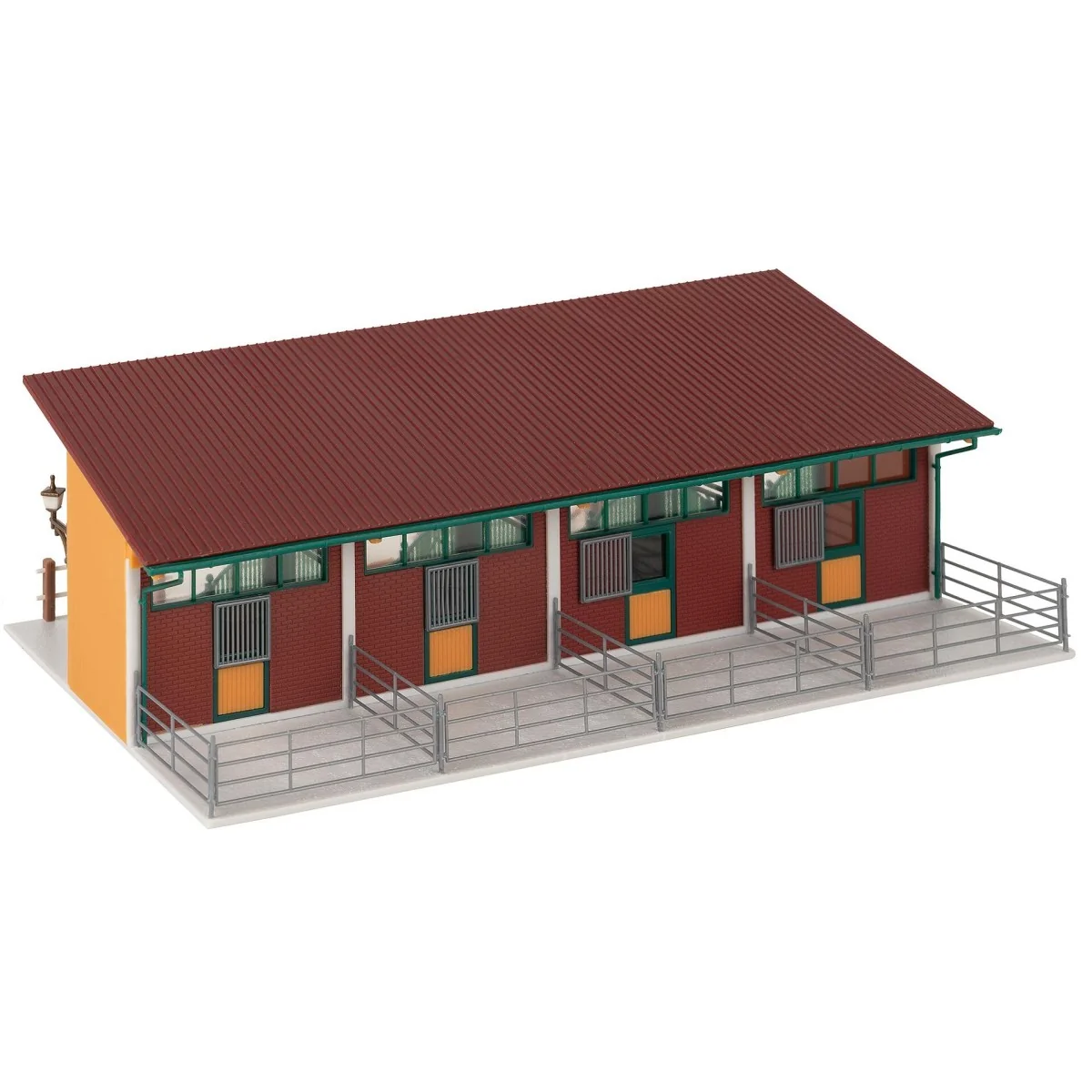 Faller 130597 Model Kit, Stable with 4 Horses - Faller_130597