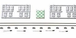 Roco 40360 Universal LED Lighting Board, Bogie Wagon, Platform - Ro...
