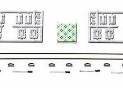 Roco 40360 Universal LED Lighting Board, Bogie Wagon, Platform - Ro...