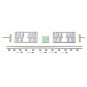 Roco_40360-Roco 40360 Universal LED Lighting Board, Bogie Wagon, Platform - Roco_40360