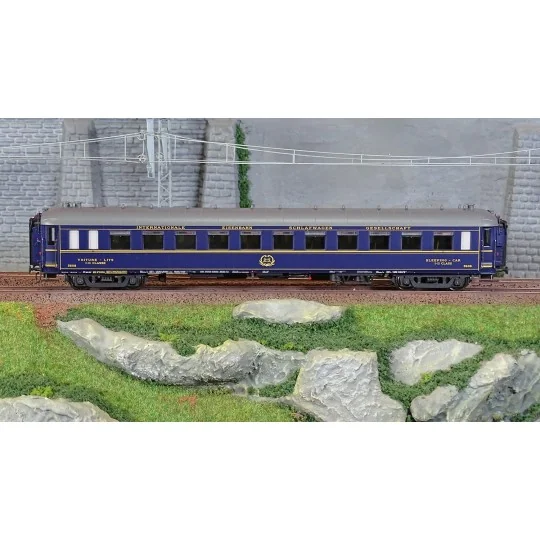 Lsm_49161-LS Models 49161 Voiture WL Y, bleu, livrée origine, CIWL, éclairée