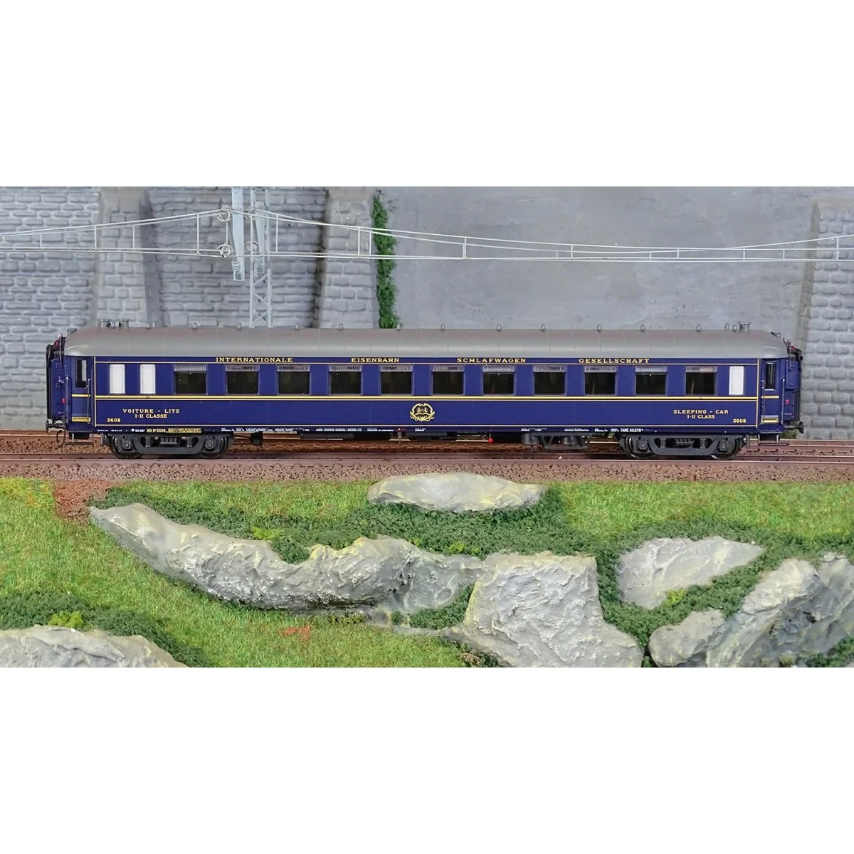 LS Models 49161 Voiture WL Y, bleu, livrée origine, CIWL, éclairée Ls models Lsm_49161 - 2