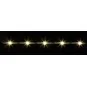 Faller_180654-Faller 180654 Set de 2 rampes d’éclairage à LED, blanc chaud, 2x 180mm