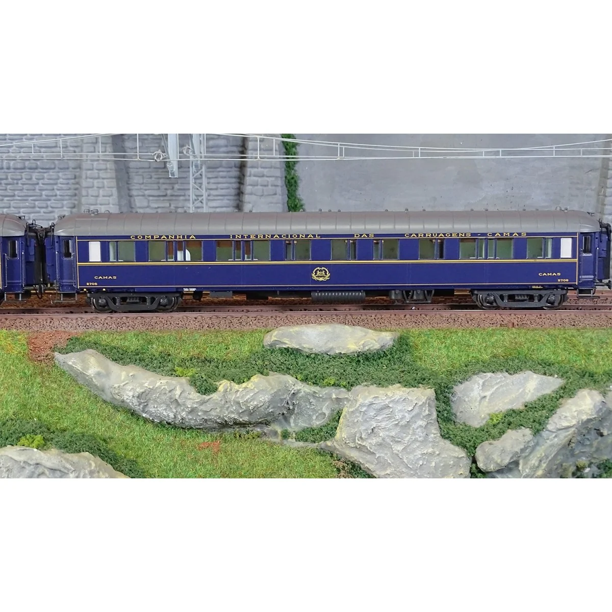 LS Models 49320 Set de 3 voitures WL S, bleu, livrée 1968, CIWL, éclairée Ls models Lsm_49320 - 5