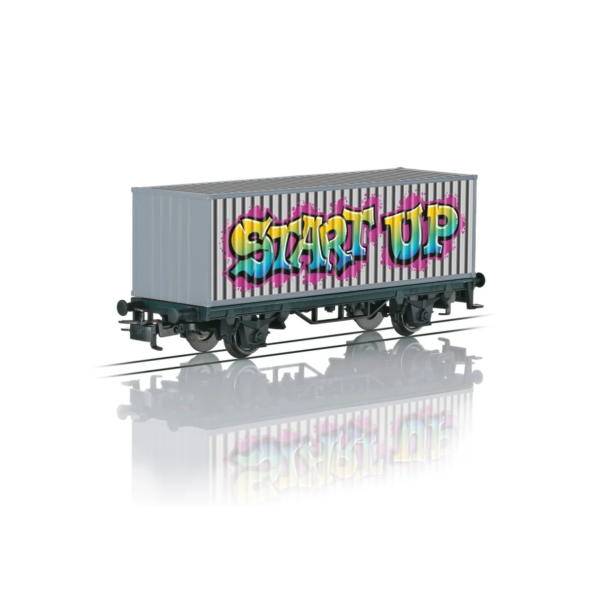 Marklin 44831 Container Wagon, Graffiti