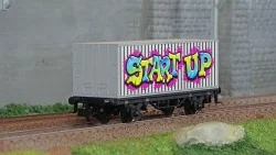 Marklin 44831 Container Wagon, Graffiti