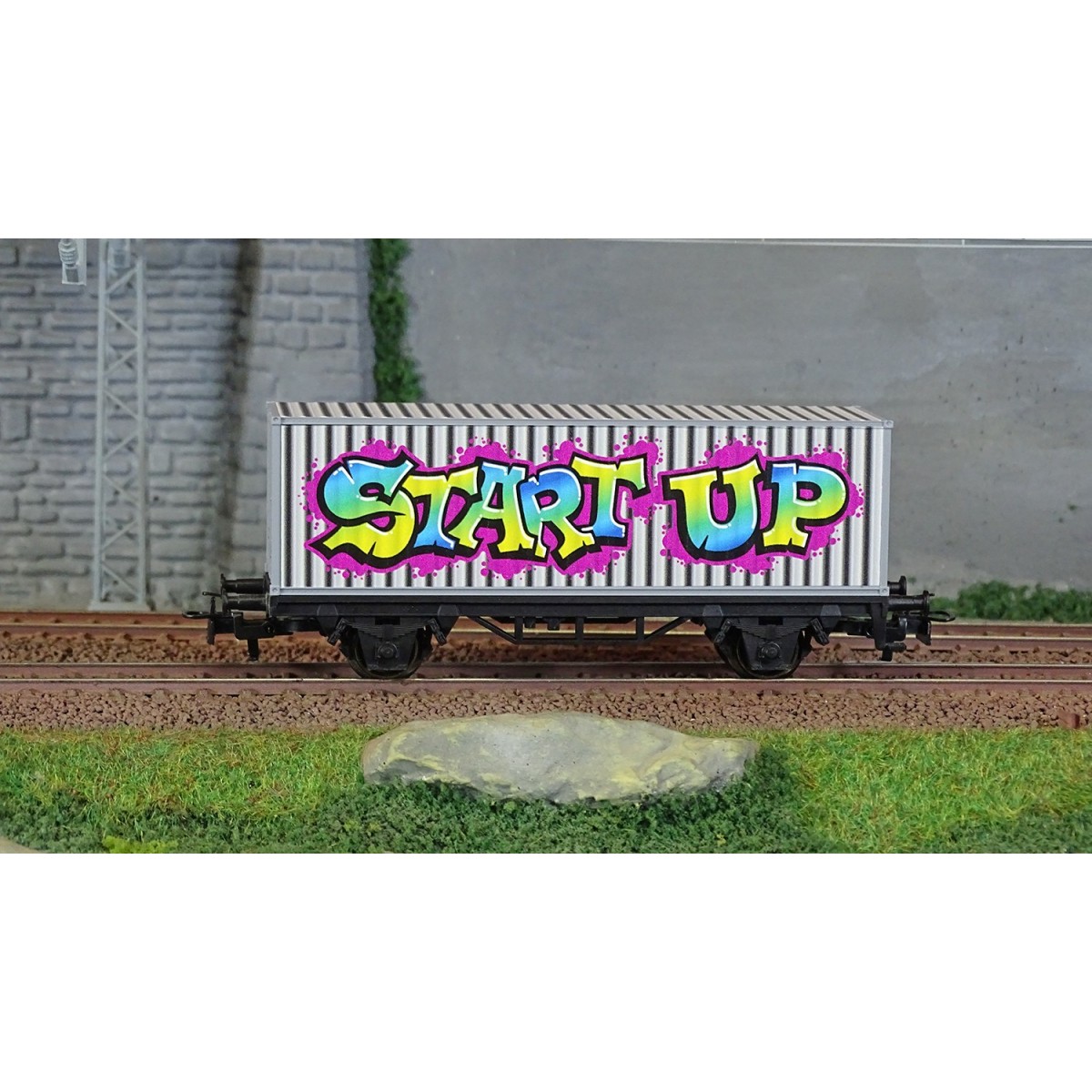 Marklin 44831 Wagon porte-conteneurs, Graffiti Marklin Marklin_44831 - 2