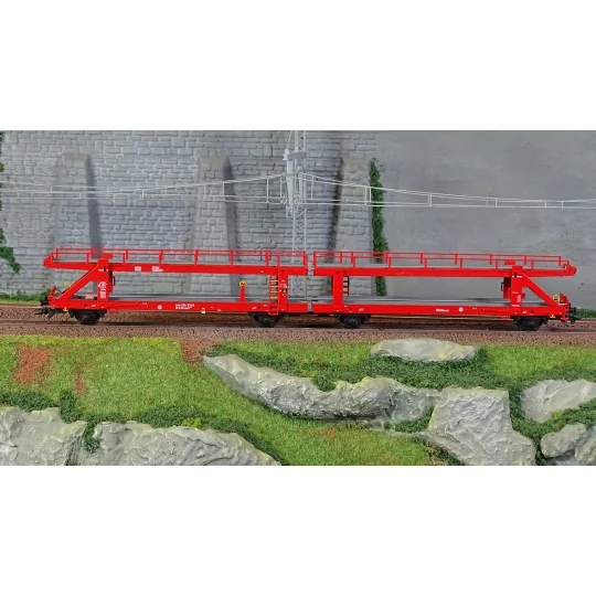 Marklin_47180-Marklin 47180 Wagon articulé porte auto Laaeks 553.1, DB AG