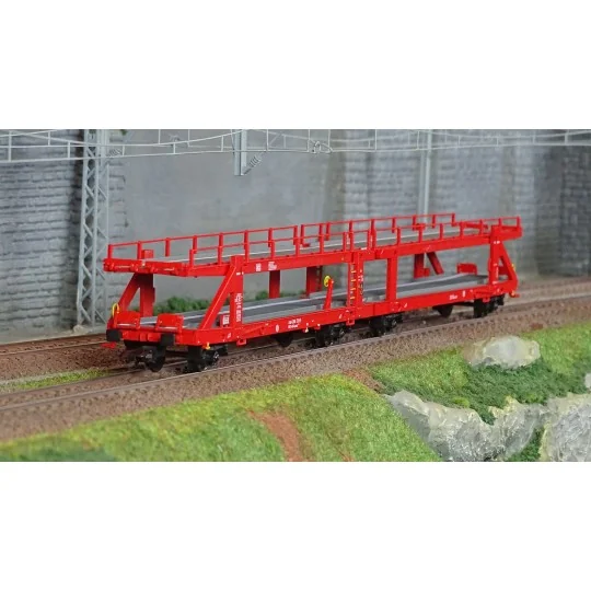 Marklin_47180-Marklin 47180 Articulated car carrier wagon Laaeks 553.1, DB AG