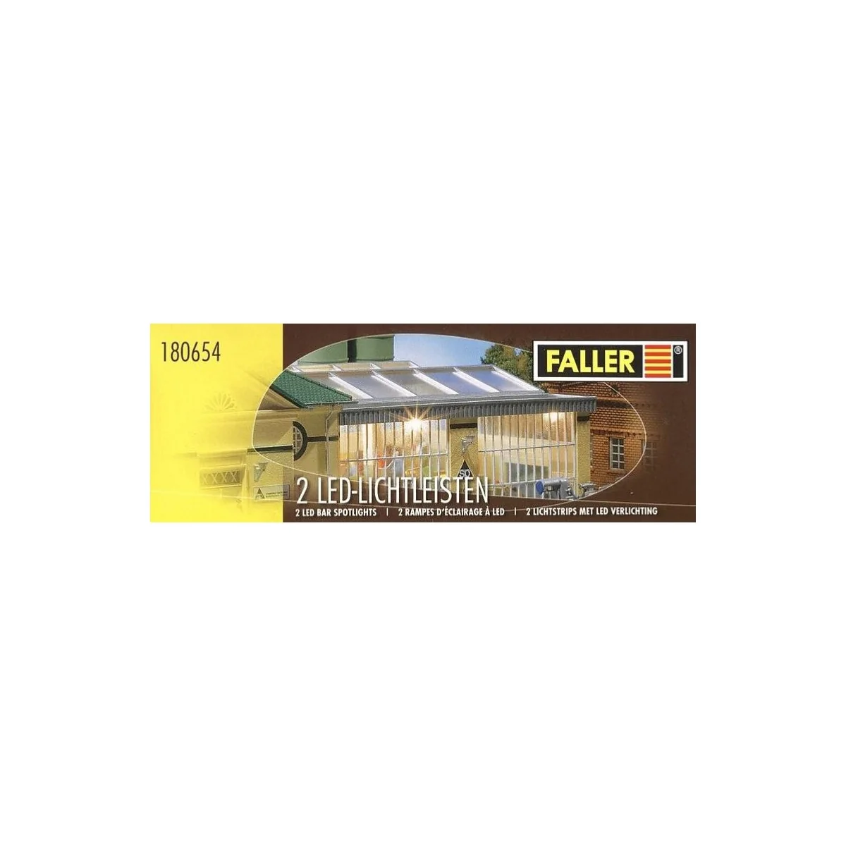 Faller 180654 Set of 2 LED light bars, warm white, 2 x 180mm - Fall... Faller 180654 Set of 2 LED light bars, warm white, 2 x 180mm - Fall...