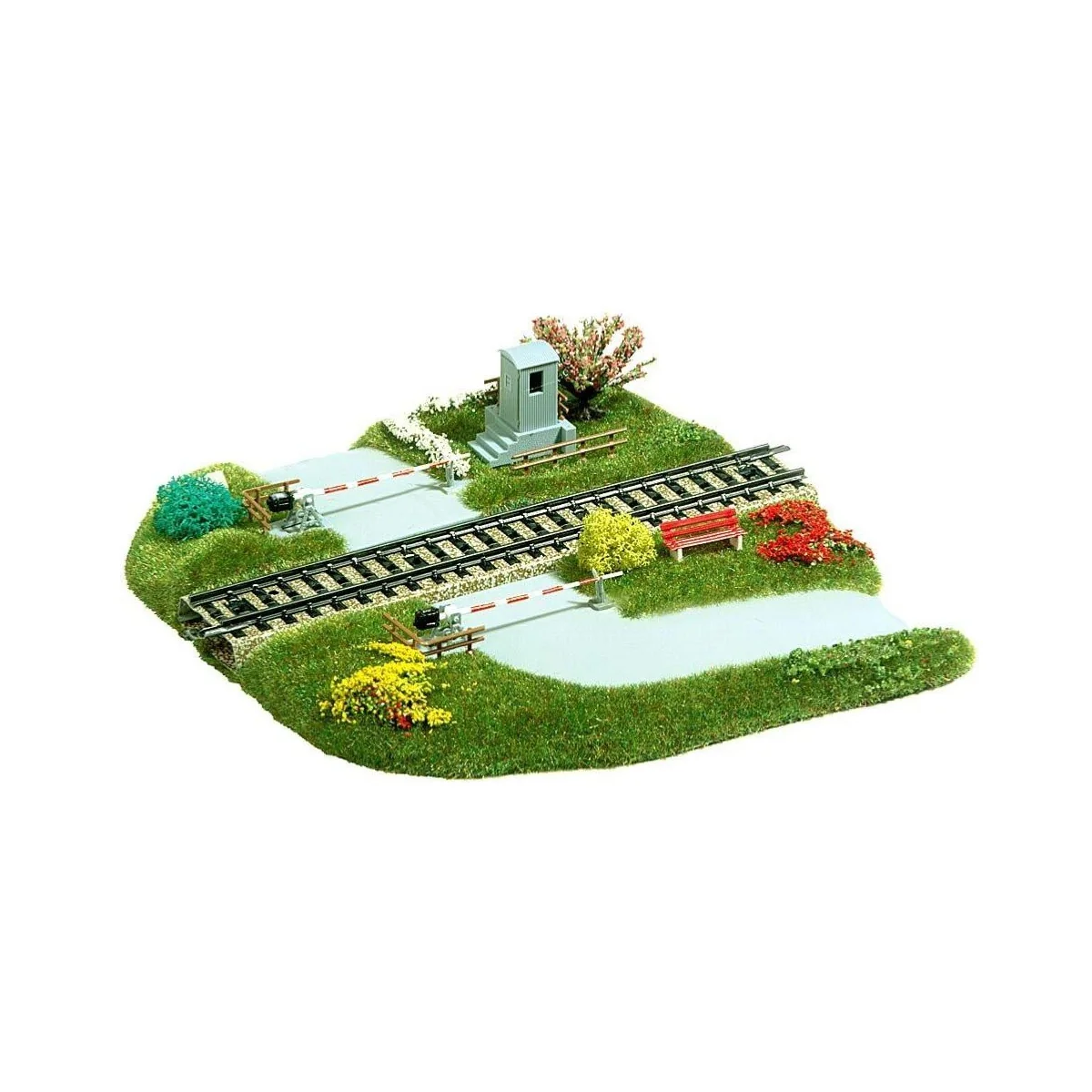 Busch 3210 Model, Level Crossing - Busch_3210 Busch 3210 Model, Level Crossing - Busch_3210