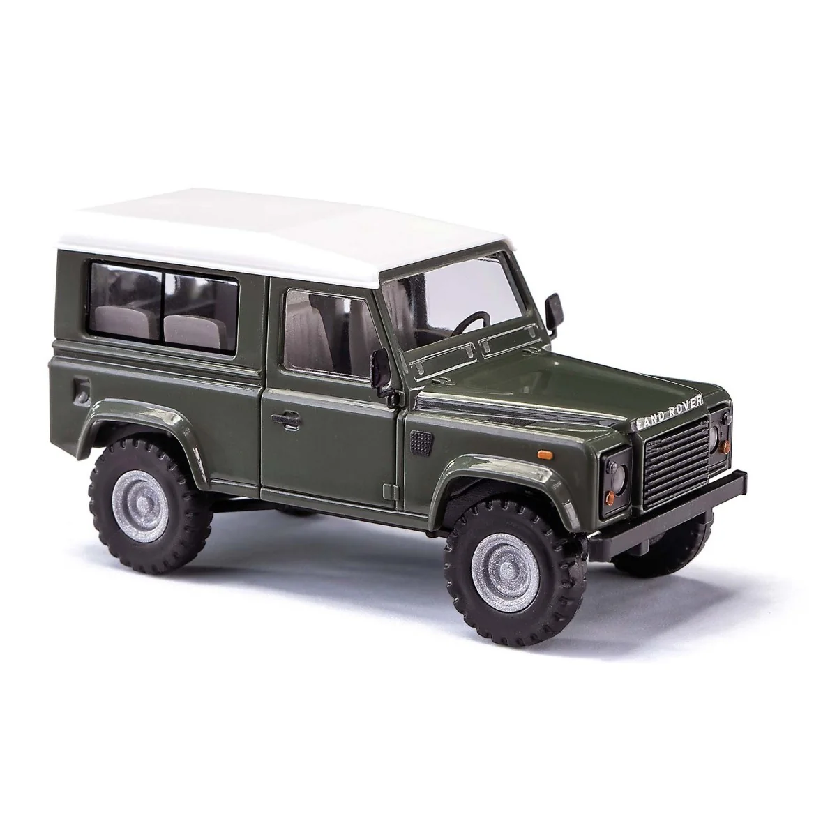 Busch 54302 Land Rover Defender 90 Vehicle, Green - Busch_54302