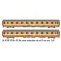 LS Models 40350 Set of 2 passenger cars VSE A9u + A9u, orange, whit... Lsm_40350-LS Models 40350 Set of 2 passenger cars VSE A9u + A9u, orange, white stripe