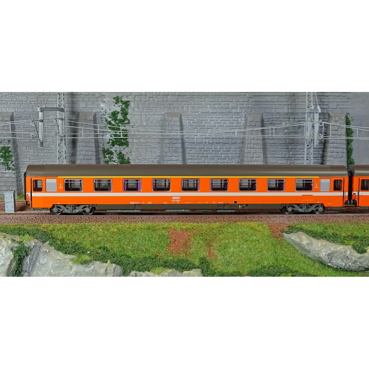 LS Models 40350 Set of 2 passenger cars VSE A9u + A9u, orange, whit...