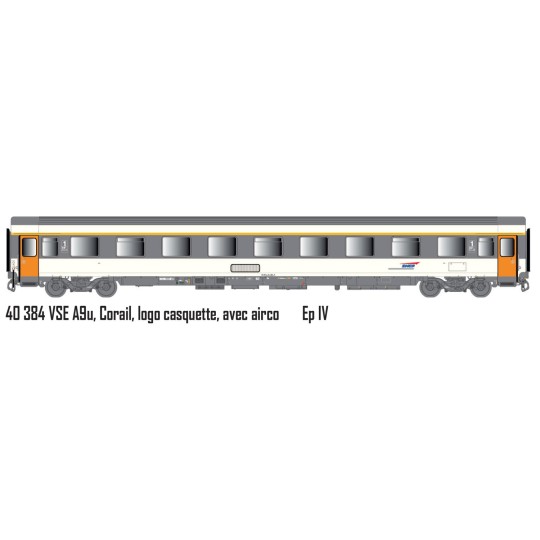 Lsm_40384-LS Models 40384 VSE A9u Passenger Car, Corail, Cap Logo