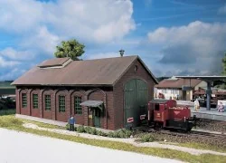 Piko 61823 Model Kit, Burgstein Locomotive Shed or Garage - Piko - ...