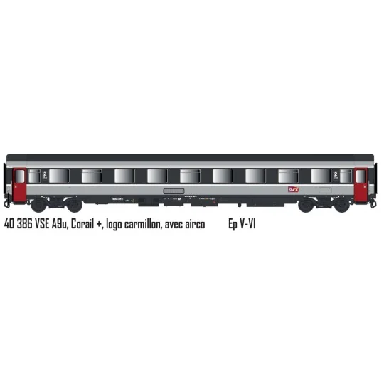 Lsm_40386-LS Models 40386 Voiture voyageurs VSE A9u, Corail +, logo carmillon