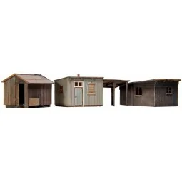 Artitec 10.199 Kit of 3 Garden Sheds - Artitec - Arti_10.199