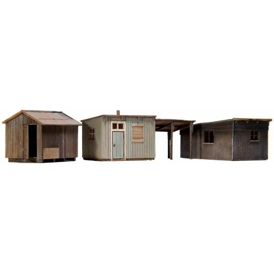 Artitec 10.199 Kit of 3 Garden Sheds - Artitec - Arti_10.199 Arti_10.199-Artitec 10.199 Kit of 3 Garden Sheds - Arti_10.199