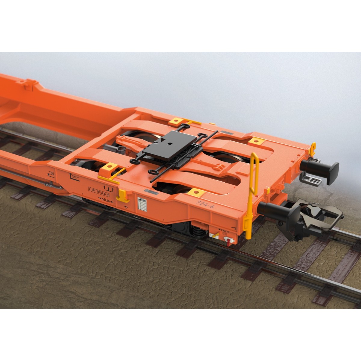 Trix 24471 Articulated pocket wagon Sdggmrss 738 (T3000e), Wascosa,...