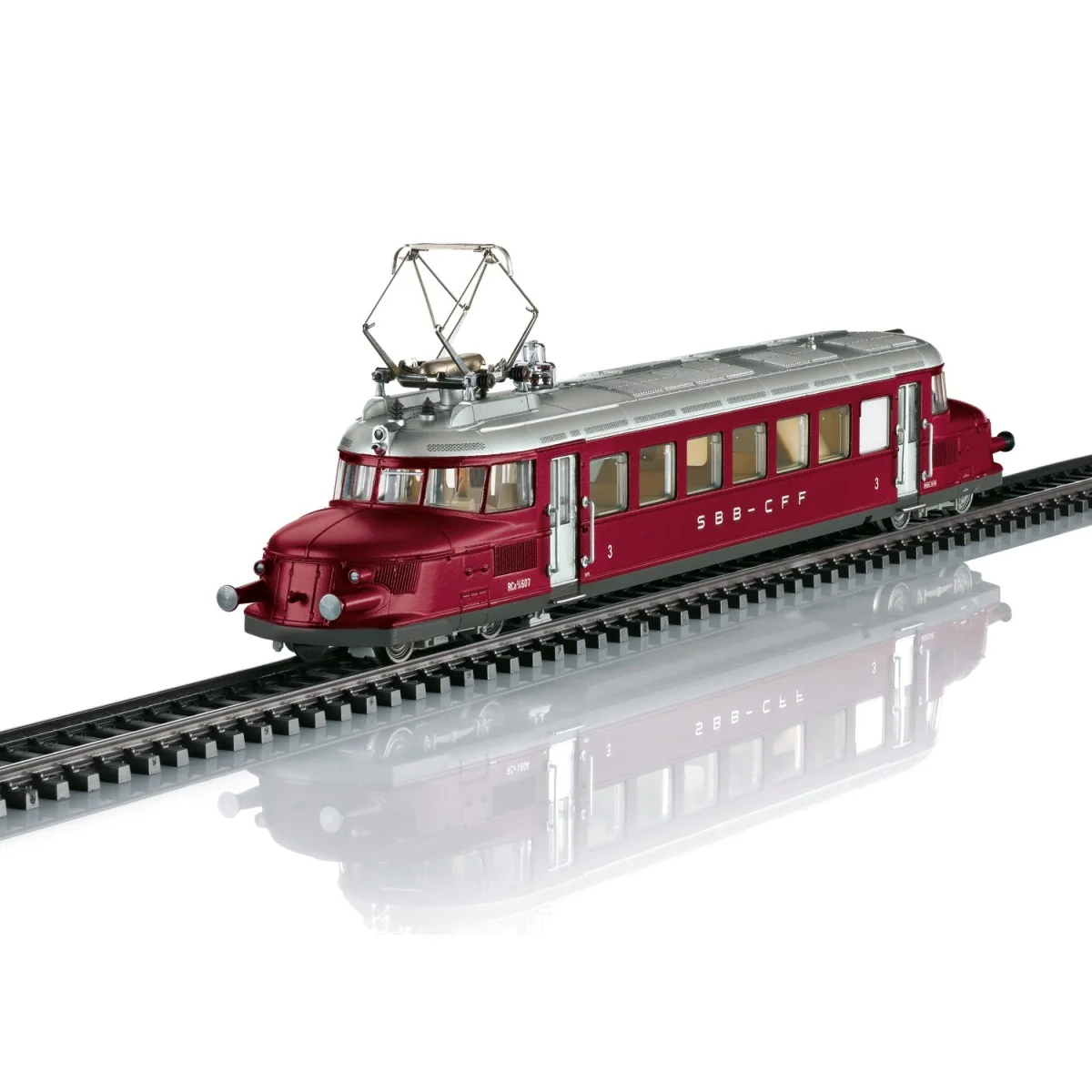 Trix 25860 RCe 2/4 Series 607 Roter Pfeil Electric Railcar, AG, Dig...