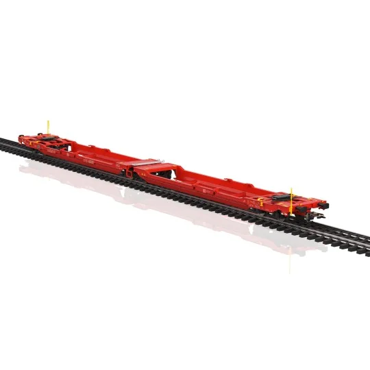 Marklin 47470 Articulated pocket wagon Sdggmrss 738 (T3000e), DB AG... Marklin_47470-Marklin 47470 Articulated pocket wagon Sdggmrss 738 (T3000e), DB AG, loaded with DB Schenker semi-trailers