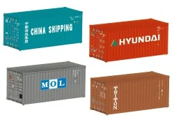Marklin 76553 Set of 4 20ft containers