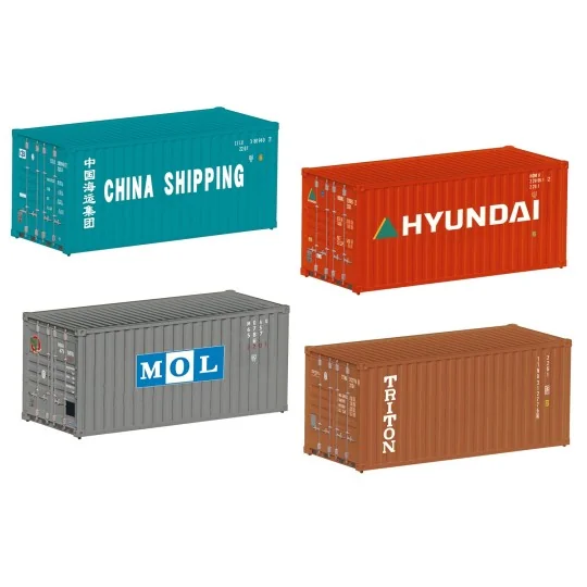 Marklin_76553-Marklin 76553 Set of 4 20ft containers