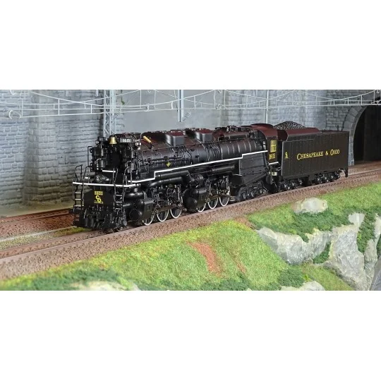 HR2950-Rivarossi HR2950 Locomotive à vapeur classe 2-6-6-6 "Allegheny", Cheseapeake & Ohio