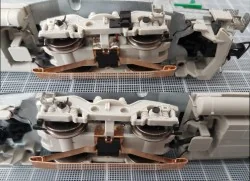 Os.Kar DM1SKI4ESX 3-rail conversion set, 1 ski + 4 axles for BB 750...
