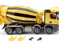 Wiking 068149 Truck, concrete mixer, MB Actros, Liebherr - Sai - Sa...
