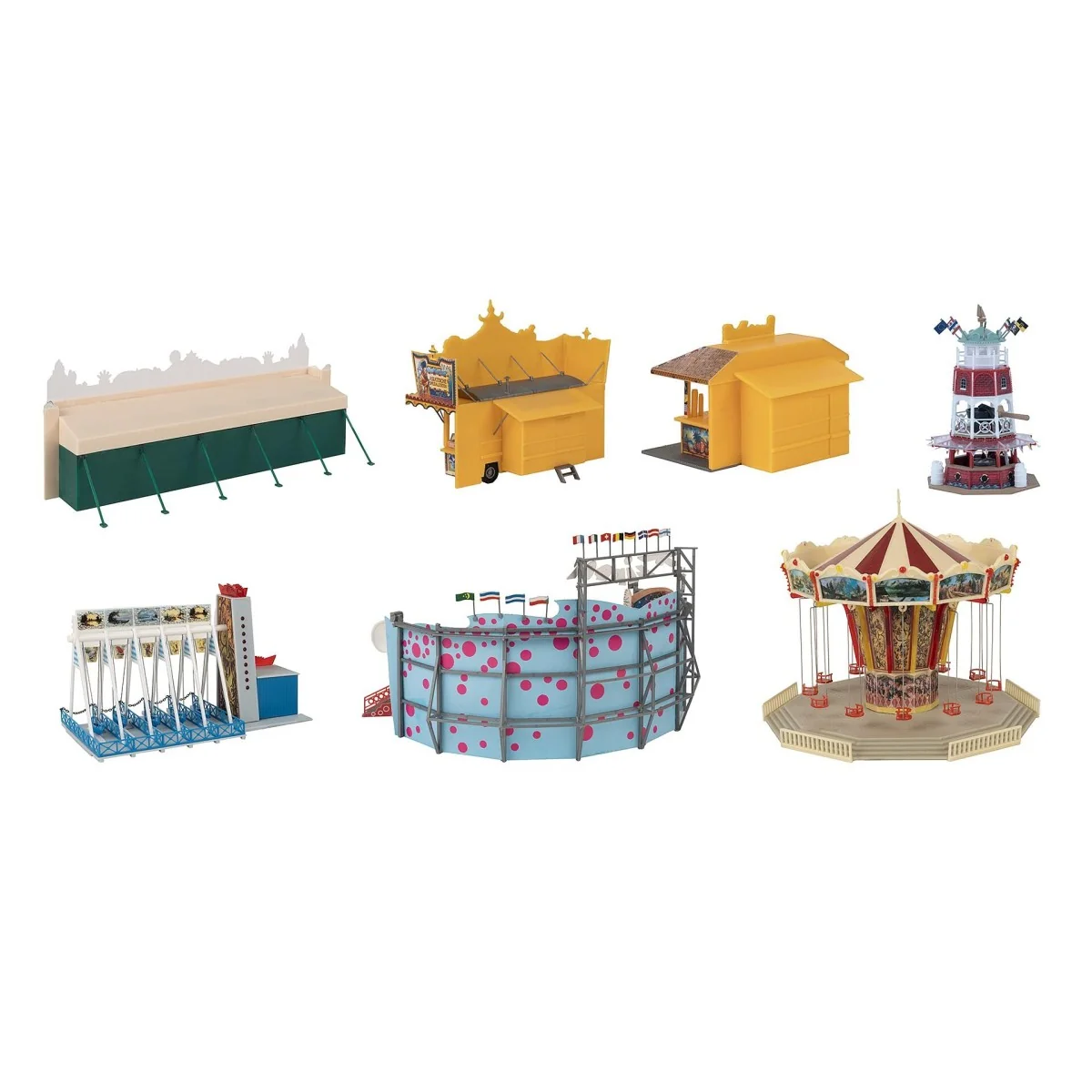 Faller 140460 Model Kit, Fairground Kit