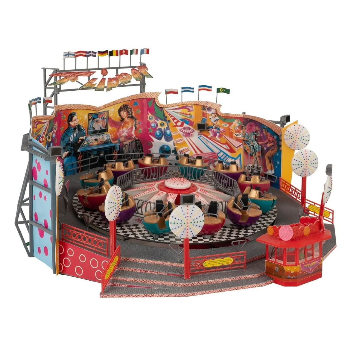 Faller 140460 Model Kit, Fairground Kit