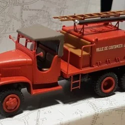 Ree Modeles CB 083 GMC Pompiers, cabine toile, Coutances Ree Modeles CB-083 - 1