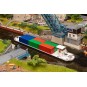 Faller 131013 Maquette, Bateau Cargo fluvial avec conteneurs Faller Faller_131013 - 2 Faller_131013-Faller 131013 Maquette, Bateau Cargo fluvial avec conteneurs - Faller_131013