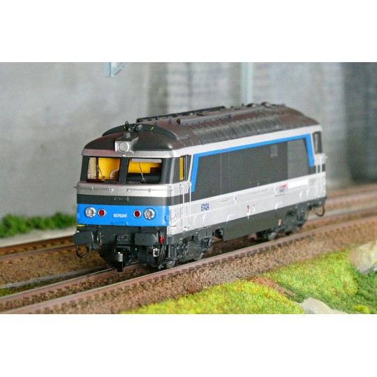 MB-240.S-Ree Modeles MB240.S BB 67424 diesel locomotive, Isabelle livery, SNCF, Bordeaux depot, digital sound, smoke