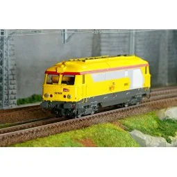 Ree Modeles MB242.S Locomotive diesel BB 67608, Livrée INFRA, SNCF, dépôt Nevers, digital sonore, fumée Ree Modeles MB-242.S - 1