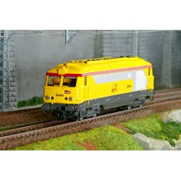 Ree Modeles MB242 Locomotive diesel BB 67608, Livrée INFRA, SNCF, dépôt Nevers Ree Modeles MB-242 - 1