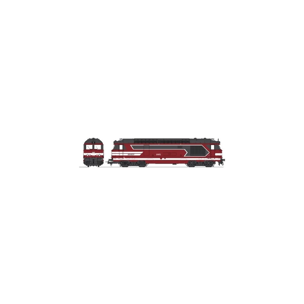 Ree Modeles MB243.S BB 67613 diesel locomotive, Capitole CMR livery...