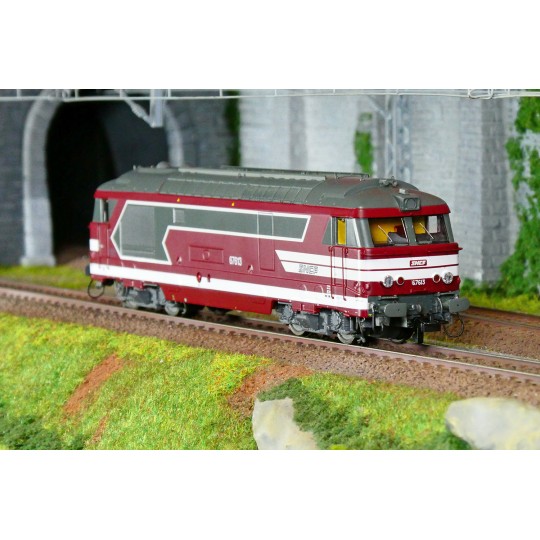MB-243-Ree Modeles MB243 BB 67613 diesel locomotive, Capitole CMR livery, SNCF